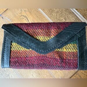 Kilim Turkish Wool Wallet with Rubber Interior for Durability and Cool Factor!